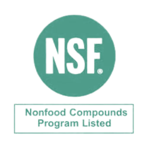 NSF - Órgão regulamentador internacional que aprova o lubrificante de alta pureza Food Grade